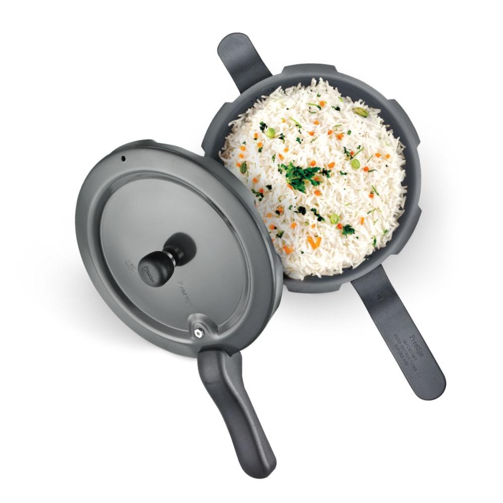 Prestige Svachh Induction Base Hard Anadoised Pressure Cooker 3.5 Litre - KITCHEN MART