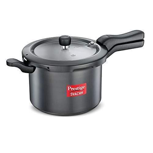 Prestige Svachh Induction Base Hard Anadoised Pressure Cooker 5 Litre - KITCHEN MART