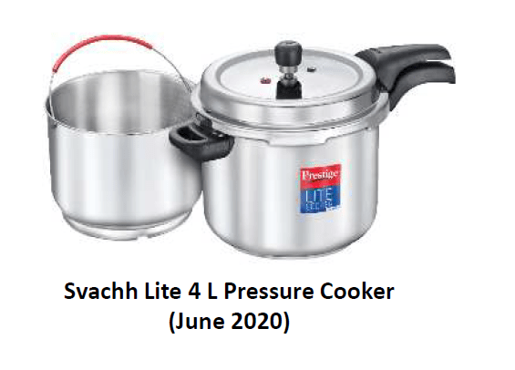 Prestige Svachh Lite Stainless Steel Pressure Cooker - KITCHEN MART