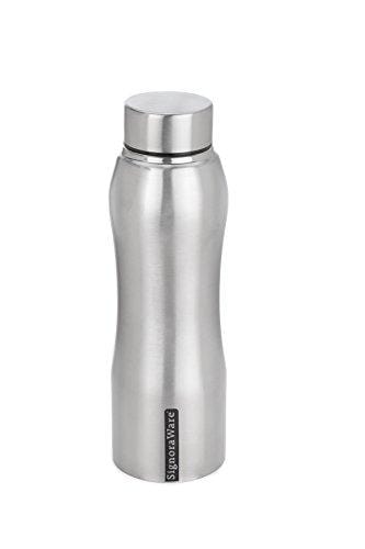 Signoraware Oxy Stainless Steel Water Bottle, 500ml/30mm, Silver - KITCHEN MART