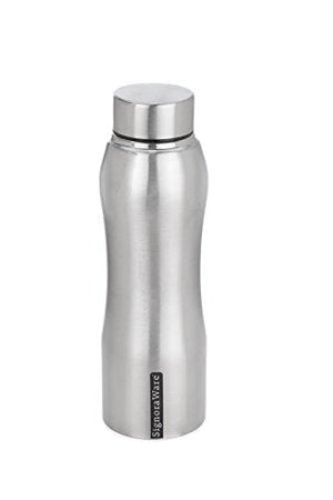 Signoraware Oxy Stainless Steel Water Bottle, 750ml/30mm, Silver - KITCHEN MART