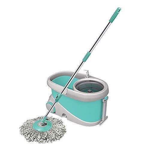 Spotzero By Milton Wave Spin Mop, Aqua Green - KITCHEN MART