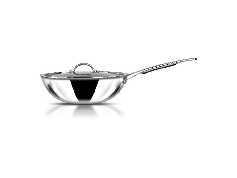 Stahl Stainless Steel Triply Artisan Deep Fry Pan - KITCHEN MART