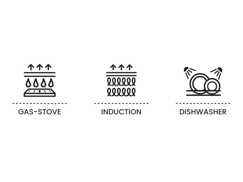 Stahl Stainless Steel Triply Artisan Tasla - KITCHEN MART