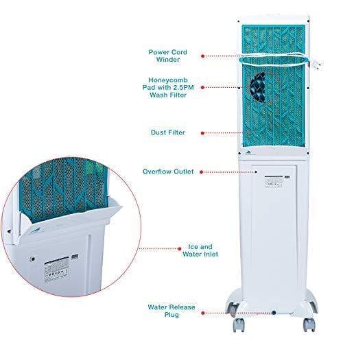 Symphony Diet 35T 35 Litre Air Cooler (White) - with i-Pure Technology - KITCHEN MART