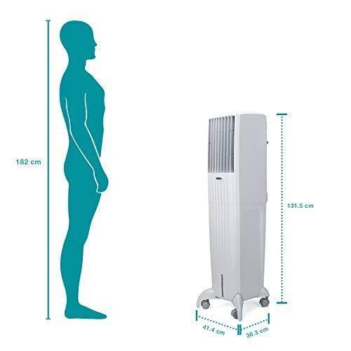 Symphony Diet 50i 50 Litre Air Cooler (White) with Remote Control and i-Pure Technology