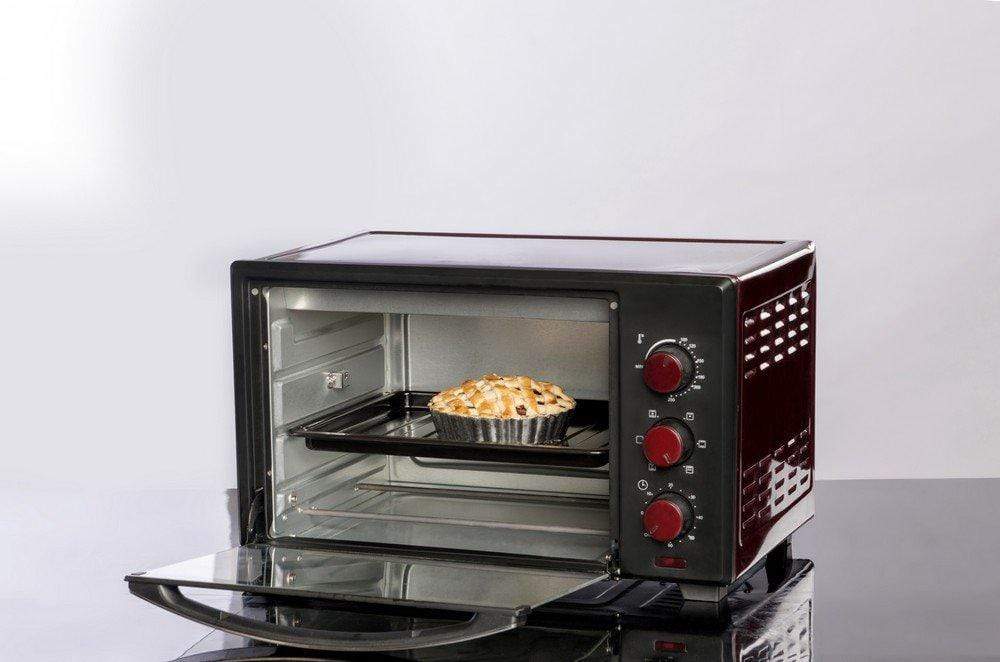 Usha 29L (OTGW 3629R) Oven Toaster Grill (Wine & Matte Black) - KITCHEN MART