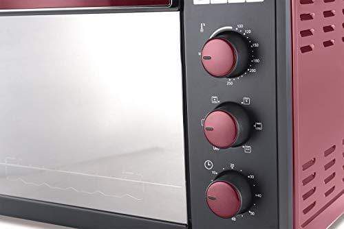 Usha 35L (OTGW 3635RC) Oven Toaster Grill (Wine & Matte Black) - KITCHEN MART