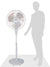 Usha Maxx Air 400mm Pedestal Fan (White) - KITCHEN MART