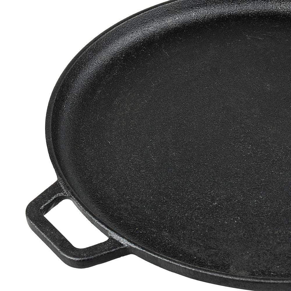 Vinod Legacy Pre - Seasoned Cast Iron Dosa Tawa - 28 Cm - KITCHEN MART