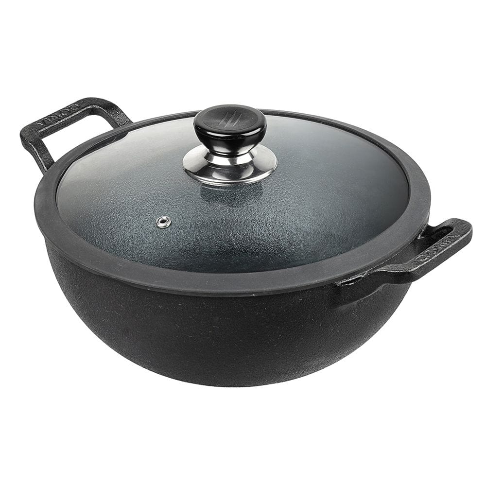 Vinod Legacy Pre - Seasoned Cast Iron Dosa Tawa - 28 cm