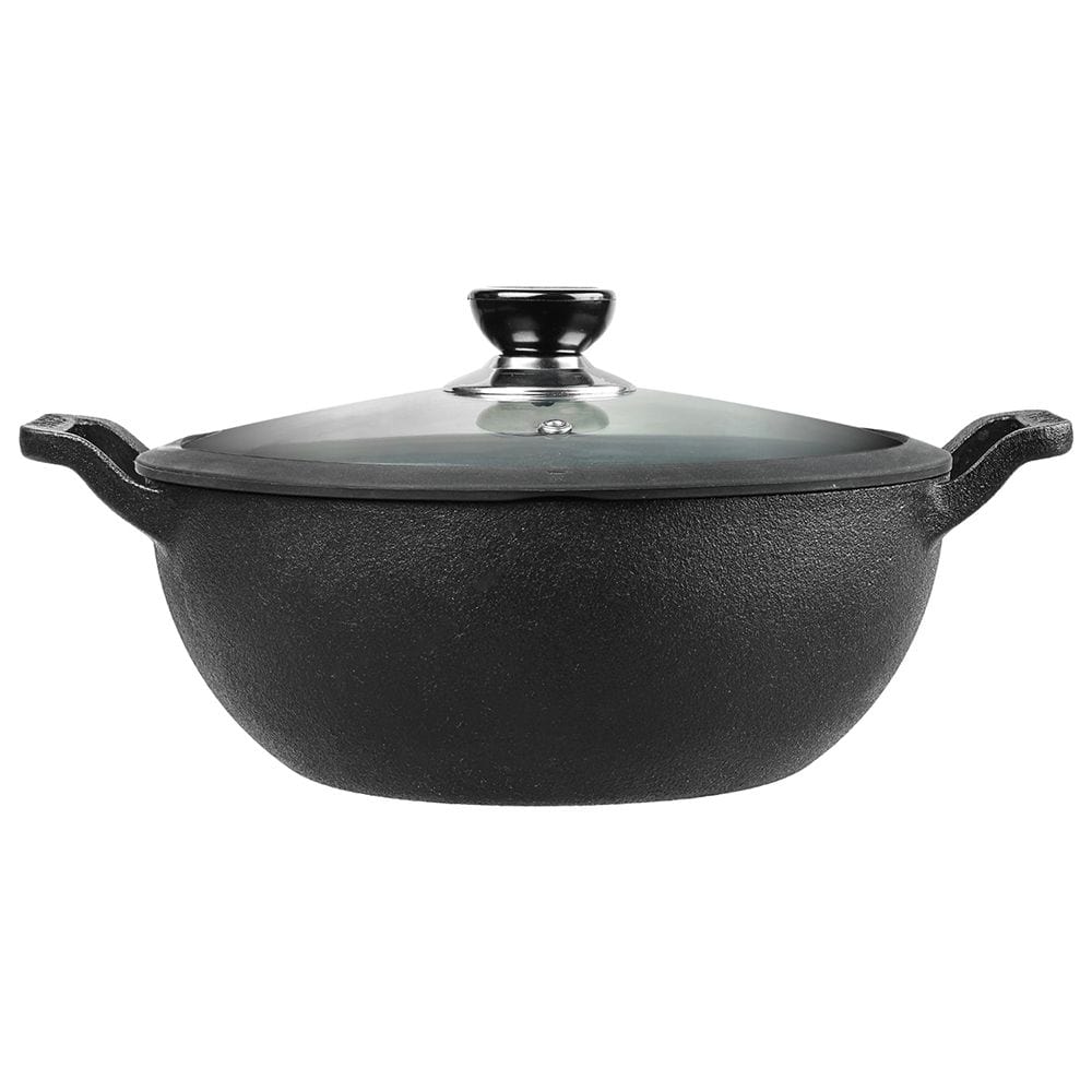 Vinod Legacy Pre Seasoned Cast Iron Kadai - KITCHEN MART