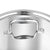 Vinod Platinum Triply Stainless Steel Deep Frypan with Lid - KITCHEN MART