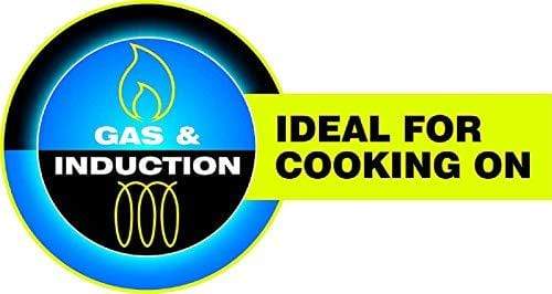 Vinod Platinum Triply Stainless Steel Fry Pan - 20 cm (Induction Friendly) - KITCHEN MART