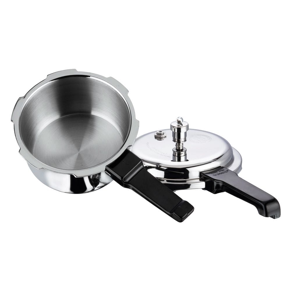 Vinod Platinum Triply Stainless Steel Pressure Cooker - KITCHEN MART
