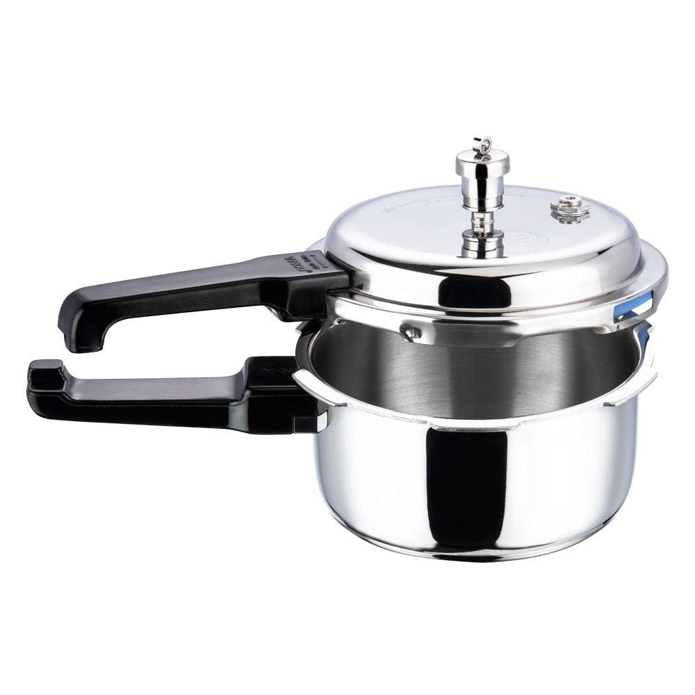 Vinod Platinum Triply Stainless Steel Pressure Cooker - KITCHEN MART