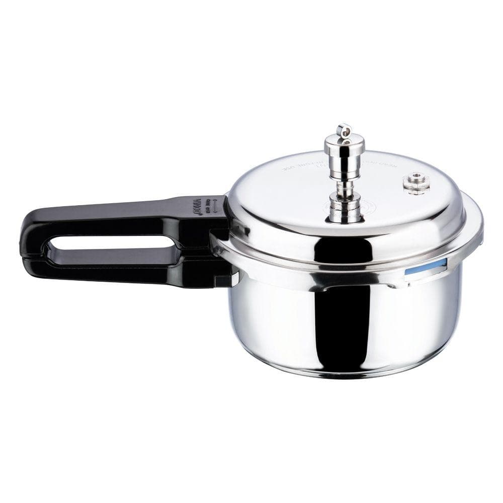 Vinod Platinum Triply Stainless Steel Pressure Cooker - KITCHEN MART