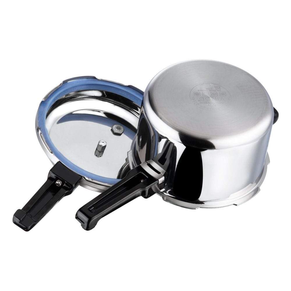 Vinod Platinum Triply Stainless Steel Pressure Cooker - KITCHEN MART