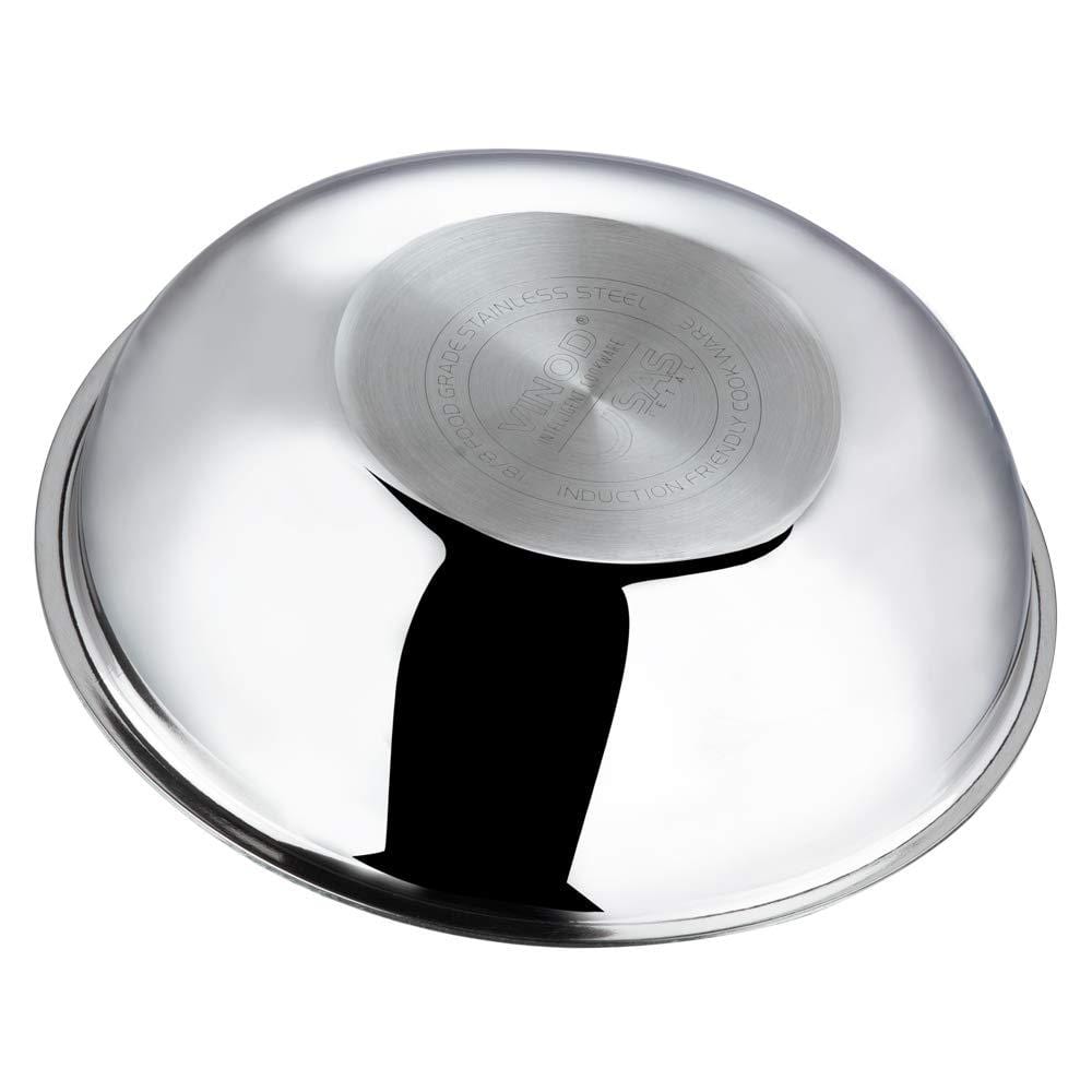 Vinod Platinum Triply Stainless Steel Tasla - KITCHEN MART