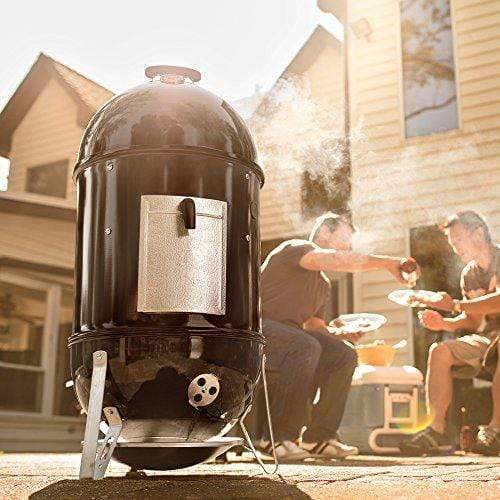 Weber Smokey Mountain Cooker Smoker 47 cm Black - KITCHEN MART