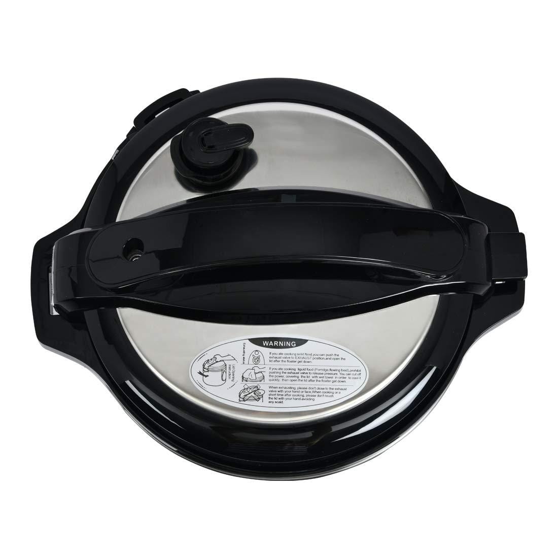 Wonderchef Nutri-Pot 6-Litres 1000 Watts (Black/Silver) - KITCHEN MART